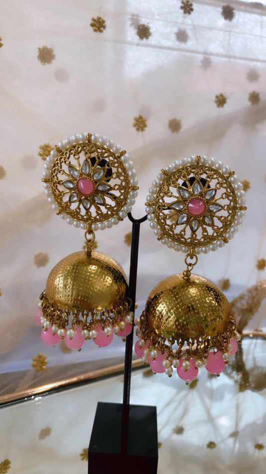 PINKKY oversized jhumka