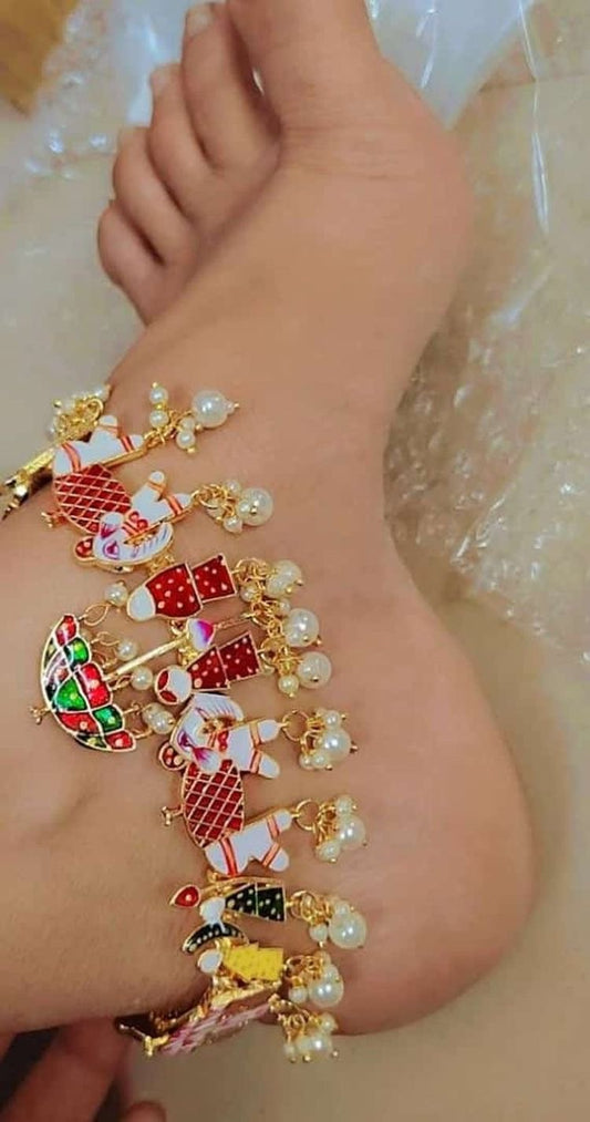 Dholi anklets