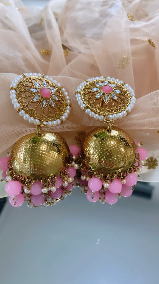 PINKKY oversized jhumka