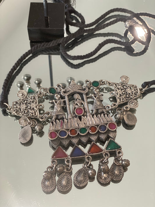 SAJNA dholi choker with earrings