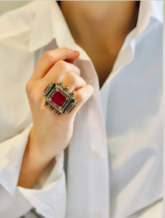 RUTUB STONE adjustable ring