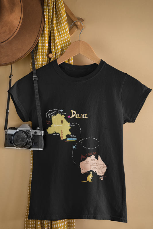 DELHI TO AUSTRALIA T-shirt